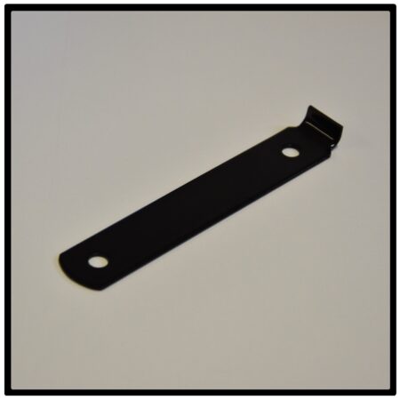 Lasche, Befestigungsblech für hinteres Schutzblech Simson S50, S51, S70, Schwarz Pulverbeschichtet