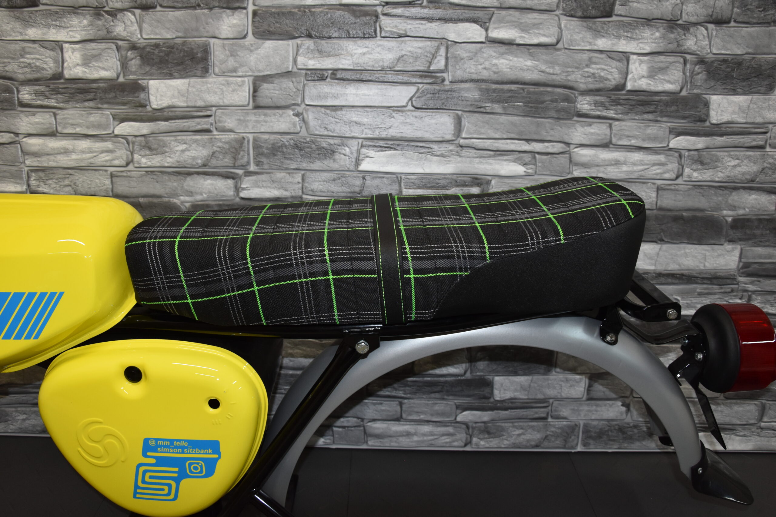 Sitzbank Simson S50 - S51 - S51 - GTI Optik Grün