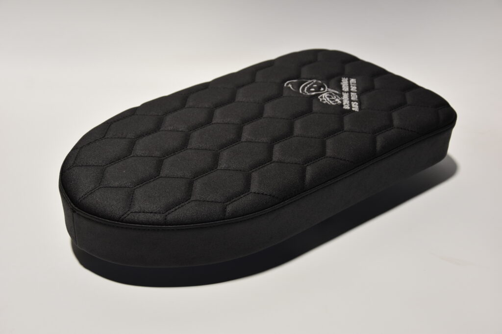 Sitzbank Simson Schwalbe KR51/ - KR51/2 - Schwarz - Waben Längs - Sandmännchen