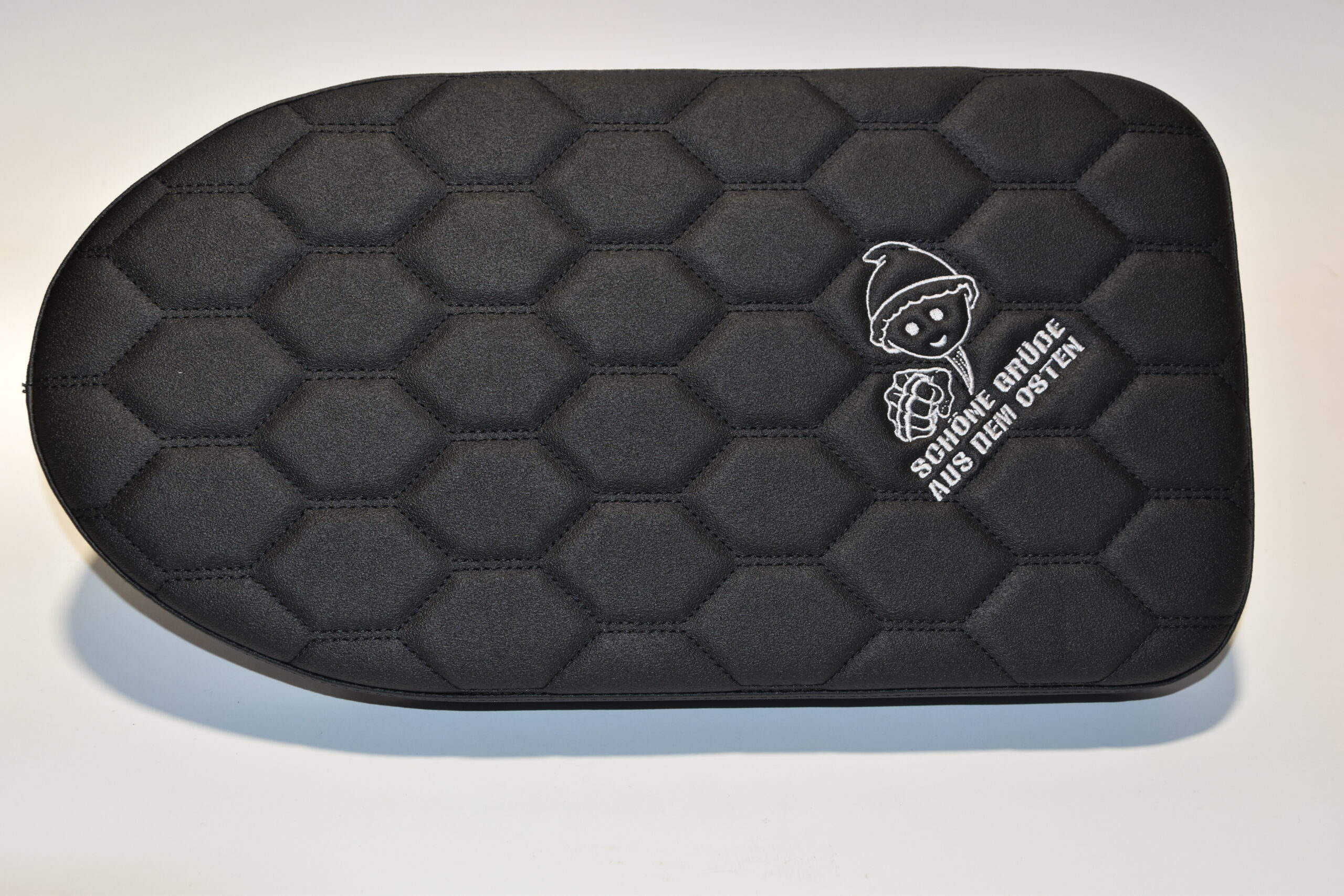 Sitzbank Simson Schwalbe KR51/ - KR51/2 - Schwarz - Waben Längs - Sandmännchen