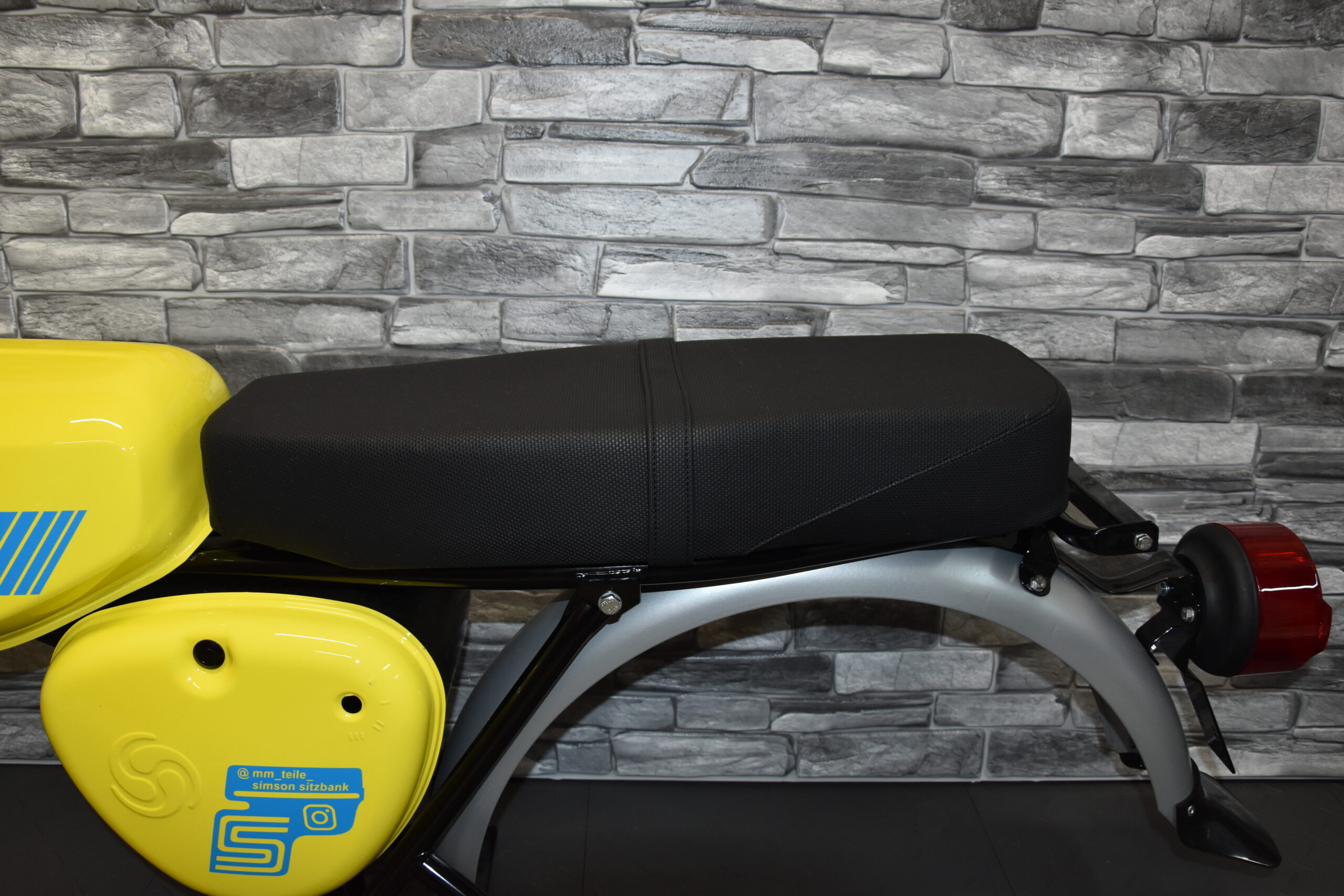 Sitzbank Simson S50 - S51 - S51 - MX Edition - Carbon - Verbundschaumstoff Polster