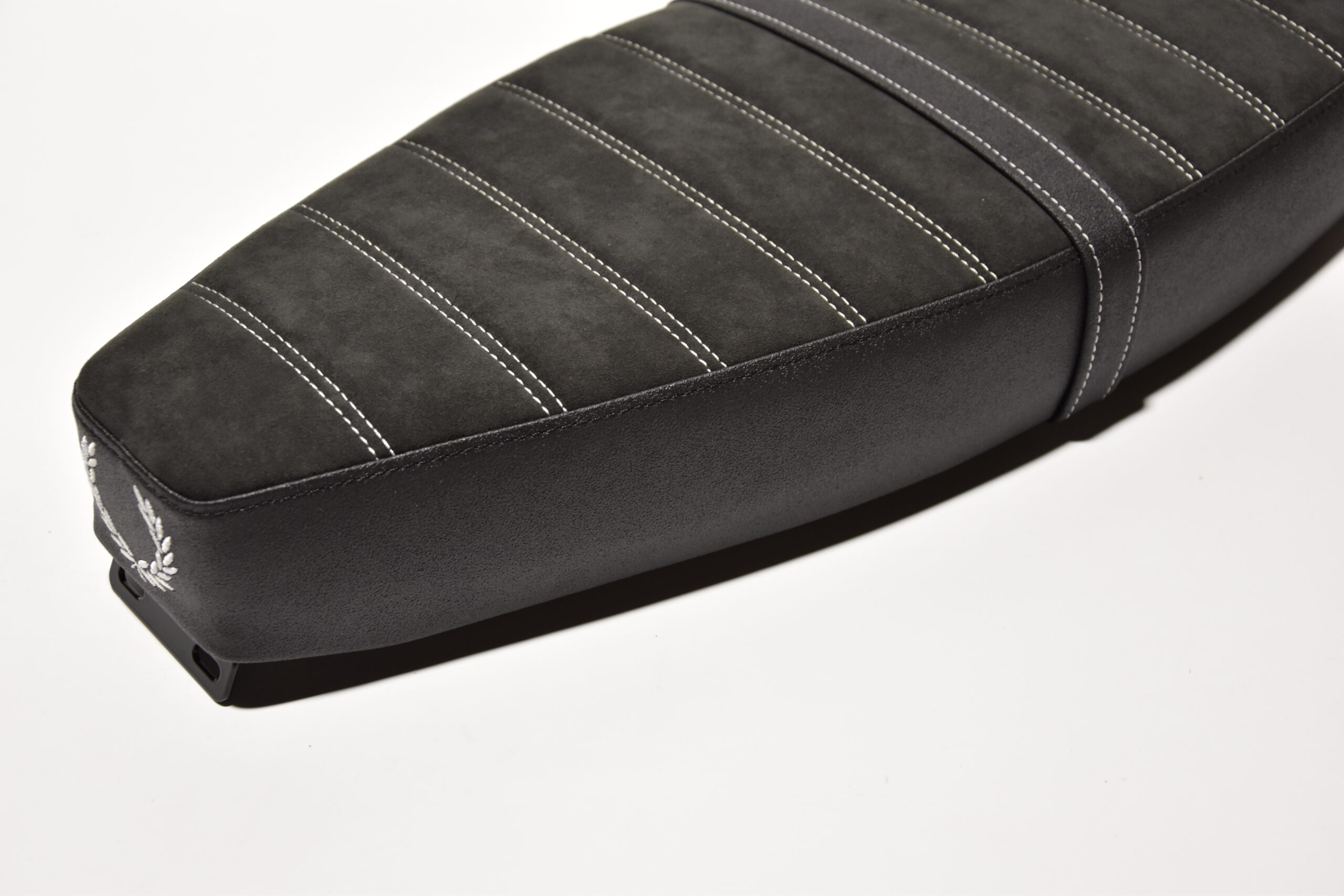 Sitzbank Simson S50 - S51 - S51 - Quer Doppelt - Alcantara - Lorbeerkranz